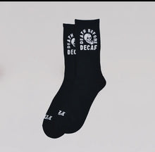 Load image into Gallery viewer, Pyknic - Death Before Decaf Coffee Crew Socks
